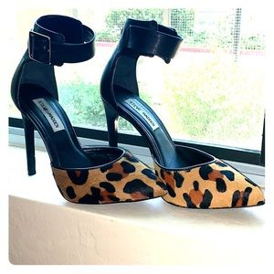 Steve Madden leopard high heels
